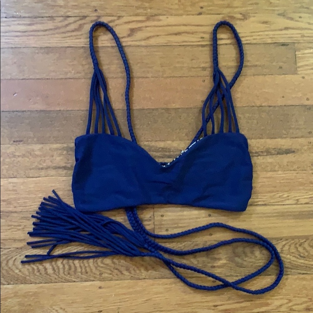 Navy Acacia Samoa Top Size S